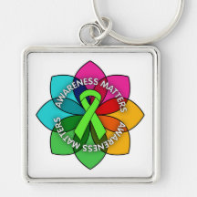 Muscular Dystrophy Awareness Matters Petals Key Chain