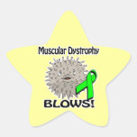 Muscular Dystrophy Blows Awareness Design Sticker