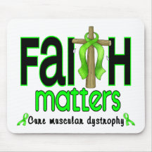 Muscular Dystrophy Faith Matters Cross 1 Mouse Mats