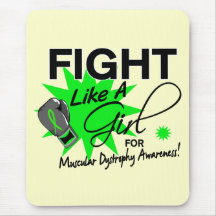 Muscular Dystrophy Fight Like A Girl 11.3 Mouse Pads