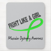 Muscular Dystrophy Fight Like A Girl 7.3 Mouse Pads