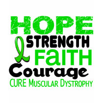 Muscular Dystrophy HOPE 3 t-shirts