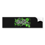 Muscular Dystrophy Hope Garden Ribbon bumper stickers