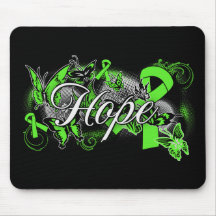 Muscular Dystrophy Hope Garden Ribbon Mouse Pads