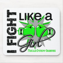 Muscular Dystrophy I Fight Like A Girl 13.1 Mouse Pad