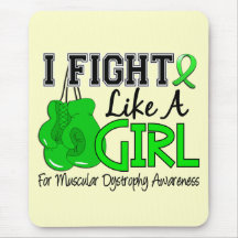 Muscular Dystrophy I Fight Like A Girl 15.5 Mouse Pads