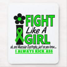 Muscular Dystrophy I Fight Like A Girl 1.2 Mousepads