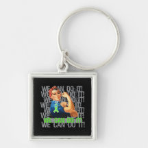Muscular Dystrophy  Rosie WE CAN DO IT Keychain