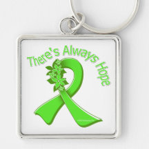 Muscular Dystrophy There's Always Hope Floral Key Chains