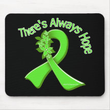 Muscular Dystrophy There's Always Hope Floral Mousepads