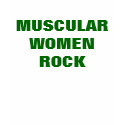 MUSCULAR WOMEN ROCK t-shirts