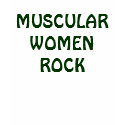 MUSCULAR WOMEN ROCK t-shirts