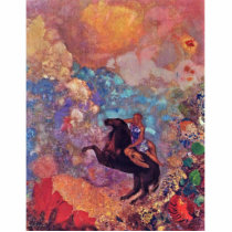 Muse On Pegasus By Redon Odilon (Best Quality) Acrylic Cut Out