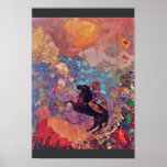Muse On Pegasus By Redon Odilon (Best Quality) Posters