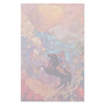 Muse On Pegasus By Redon Odilon (Best Quality) Stationery