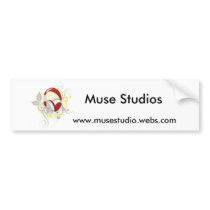 Muse Studios Bumper Sticker bumper stickers by paramoreborn Muse Studios Bumper Sticker bumper stickers
