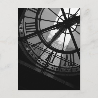 Musee d'Orsay Clock Postcard
