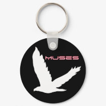 Muses Black Keychain
