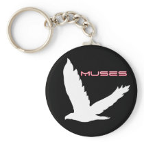 Muses Black Keychain