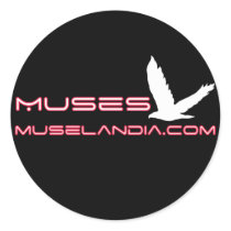 Muses Black Sticker