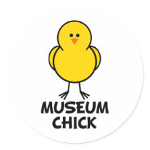 Museum Chick stickers