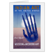 Museum Modern Art Indian 1938 WPA cards by lc_wpa Museum Modern Art Indian 1938 WPA cards