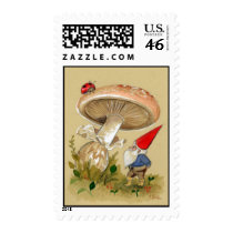 Mushroom afternoon with Gnome and Ladybug STAMPS