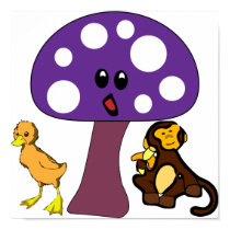 MUSHROOM CHIK MONKEY POSTER posters