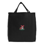 Mushroom Corgi Embroidered Bags