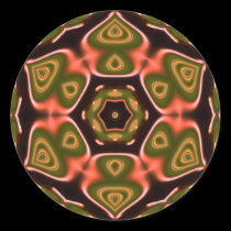 Mushroom Drops Geometry Sticker stickers