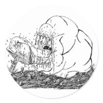 Mushroom Eater stickers