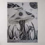 Mushroom Faerie Print