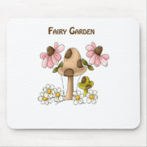 Mushroom Fairy Garden mousepads by robynsnest Mushroom Fairy Garden mousepads
