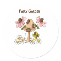 Mushroom Fairy Garden stickers by robynsnest Mushroom Fairy Garden stickers