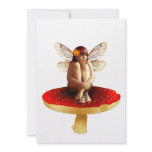 Mushroom fairy personalized invites