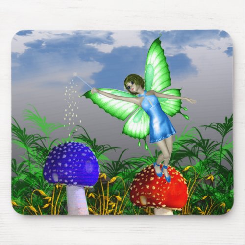 Mushroom Fairy Mouse Pad mousepad