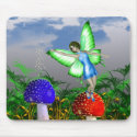 Mushroom Fairy Mouse Pad mousepads by stellerangel Mushroom Fairy Mouse Pad mousepads