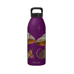 Mushroom Fairy & Mouse Reusable Water Bottles