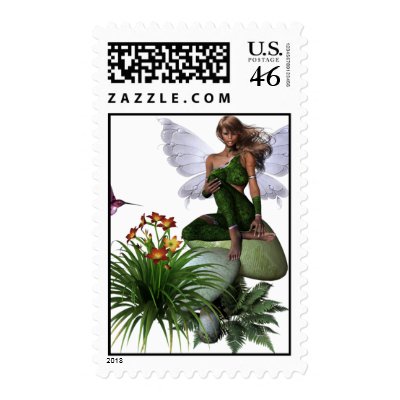  Mushroom Fairy stamps by littleyellowjacket