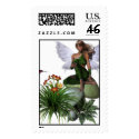 Mushroom Fairy stamps by littleyellowjacket Mushroom Fairy stamps