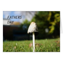 Mushroom Fathers Day Card