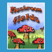mushroom fields posters by lissame73 mushroom fields posters