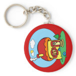 Mushroom House Key Chains
