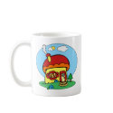 Mushroom House mugs