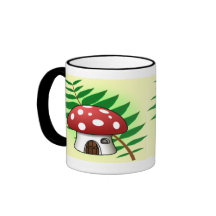Mushroom House Mugs