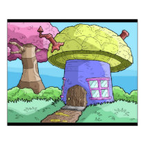 mushroom house posters by kangarookid mushroom house posters