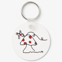 mushroom keychains