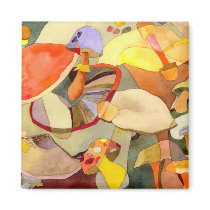 Mushroom Land Magnet magnets
