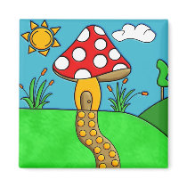 Mushroom Magnets