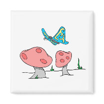 Mushroom Magnet by magnetic Mushroom Magnet